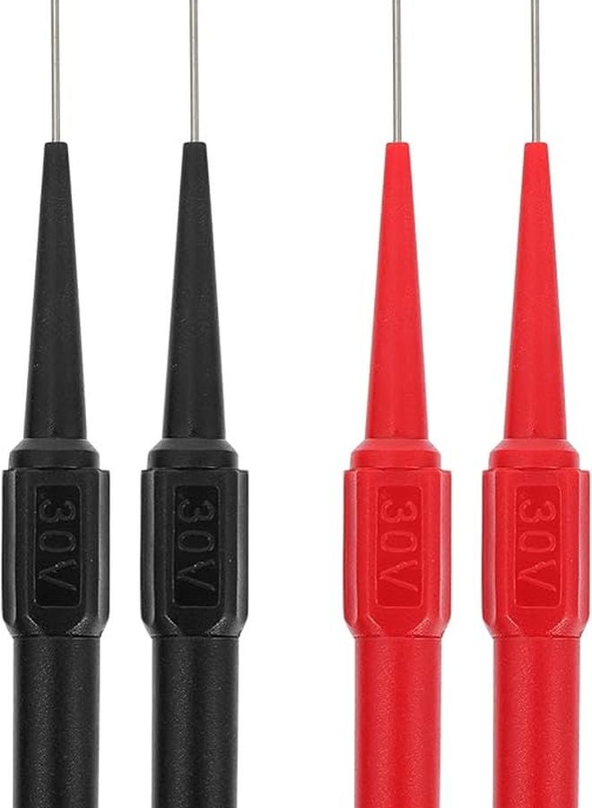 4Pcs Copper Back Nail Automotive Wire Piercing Probe Tool Insulation Tester Clips - Image 1